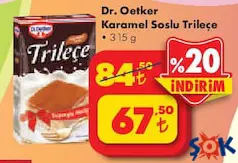DR. OETKER KARAMEL SOSLU TRİLEÇE 315 G DR. OETKER KARAMEL SOSLU TRİLEÇE 315 G